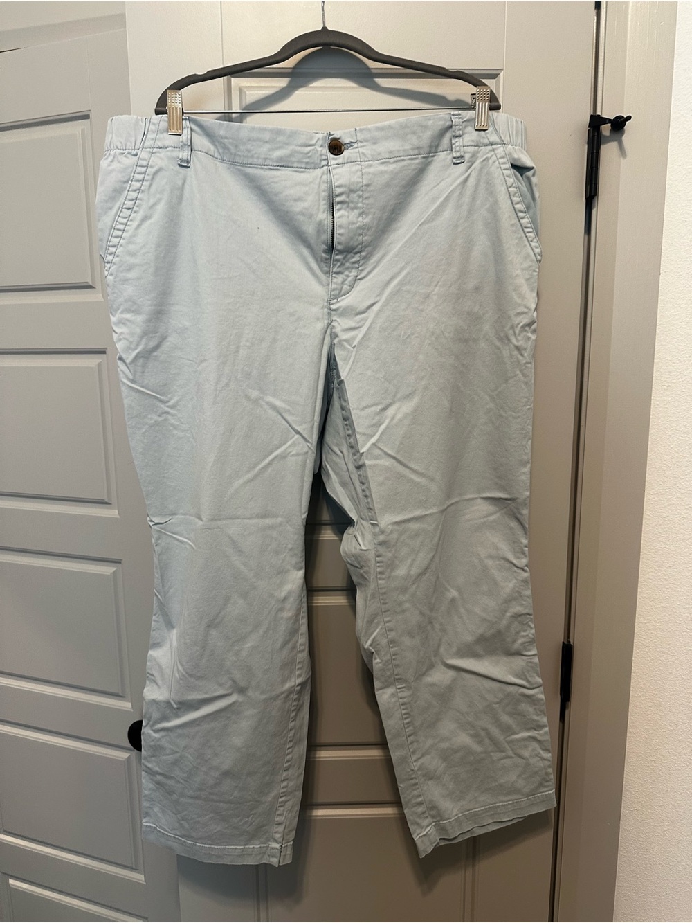 Women’s Light Blue Casual Chino Pants